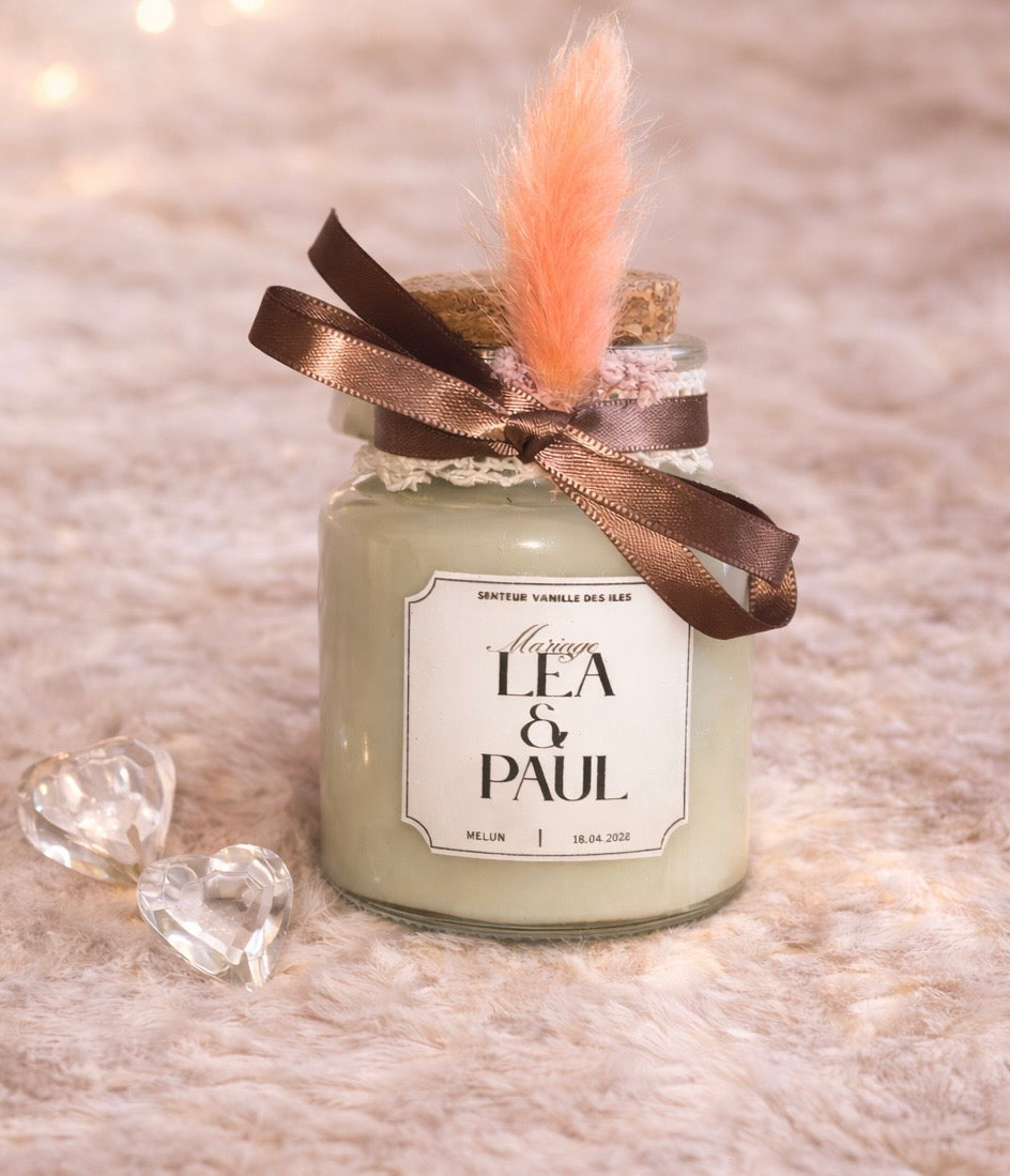 Bougie personnalisé