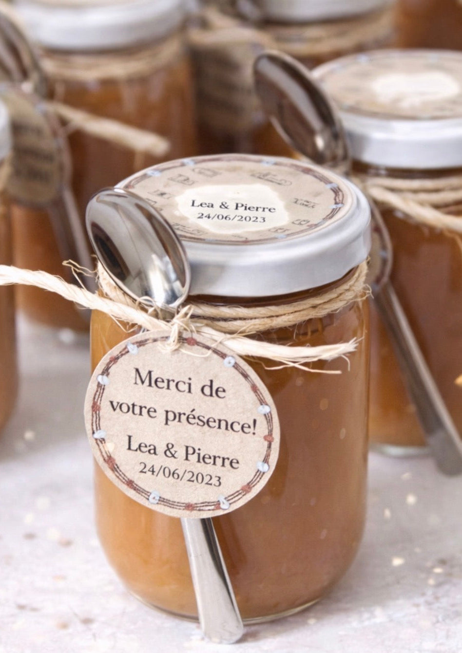 Cadeau invité en pot